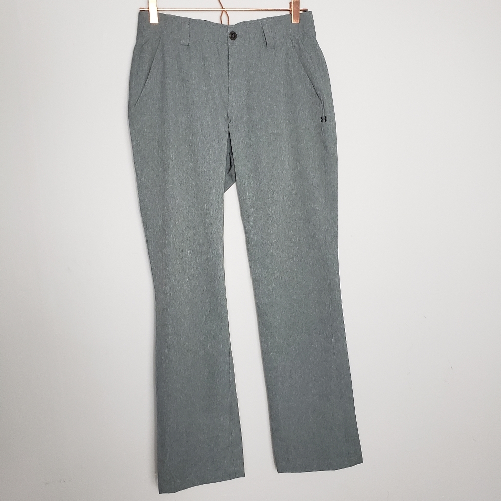 NWT UA gray golf pant straight loose stretch